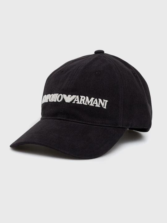 Zdjęcie produktu Emporio Armani Czapka bawełniana 627901.CC994.NOS granatowy