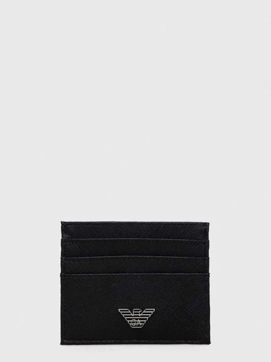 Zdjęcie produktu Emporio Armani etui na karty czarny