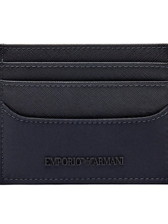 Zdjęcie produktu Emporio Armani Etui na karty granatowy
