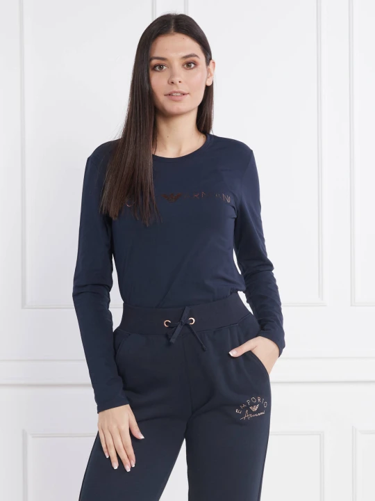 Zdjęcie produktu Emporio Armani Góra od piżamy | Regular Fit granatowy
