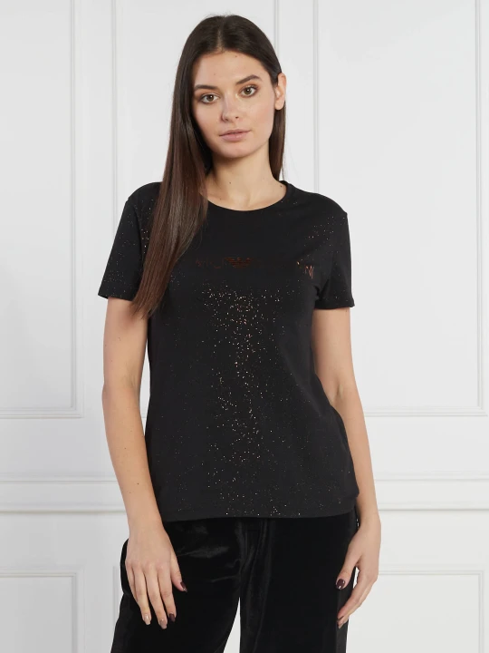 Zdjęcie produktu Emporio Armani Góra od piżamy | Regular Fit czarny