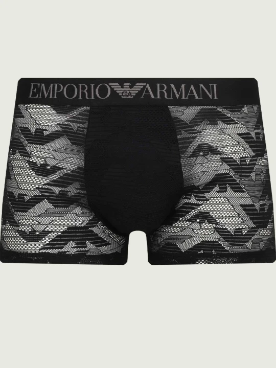 Zdjęcie produktu Emporio Armani Koronkowe bokserki czarny