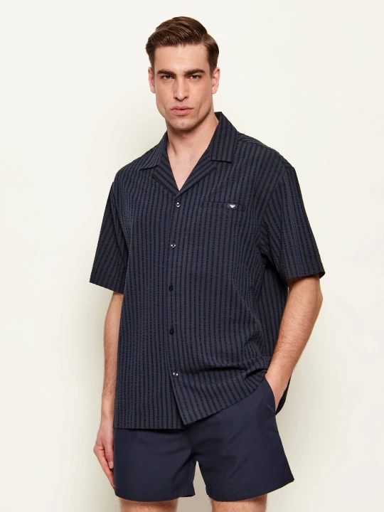Zdjęcie produktu Emporio Armani Koszula | Relaxed fit granatowy