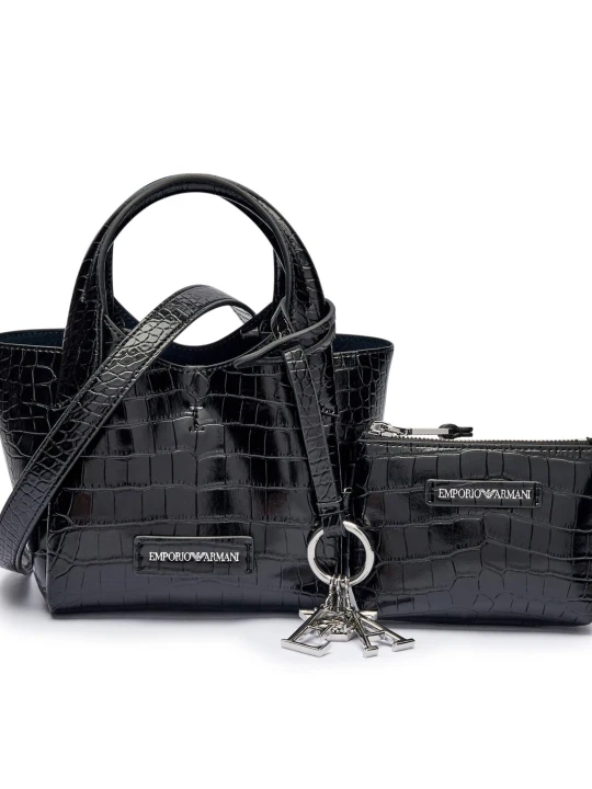 Zdjęcie produktu Emporio Armani Kuferek + saszetka czarny