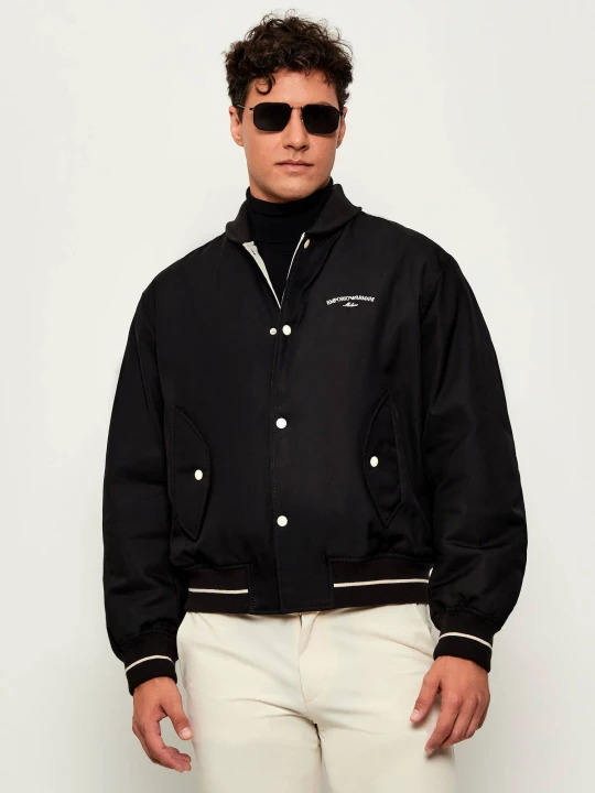 Zdjęcie produktu Emporio Armani Kurtka bomber | Regular Fit czarny