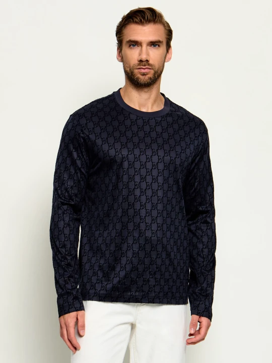Zdjęcie produktu Emporio Armani Longsleeve | Regular Fit granatowy