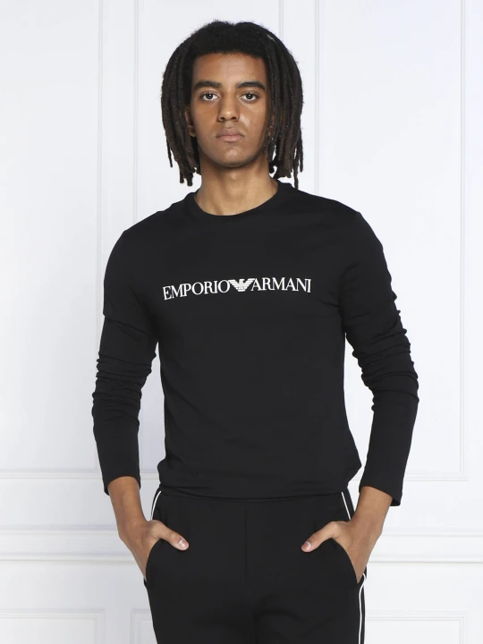 Zdjęcie produktu Emporio Armani Longsleeve | Slim Fit czarny