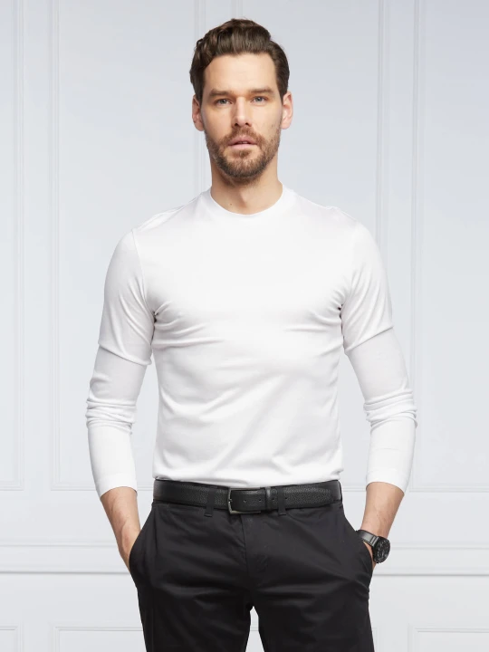 Zdjęcie produktu Emporio Armani Longsleeve | Slim Fit biały