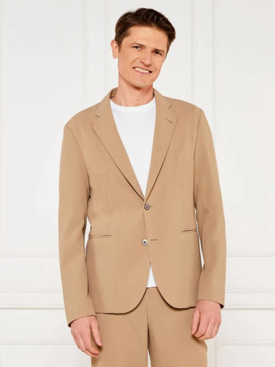 Zdjęcie produktu Emporio Armani Marynarka ICON | Regular Fit beżowy