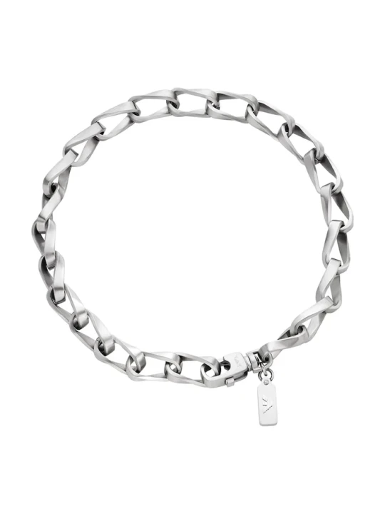 Zdjęcie produktu Emporio Armani naszyjnik męski ze stali szlachetnej Eagle Logo srebrny