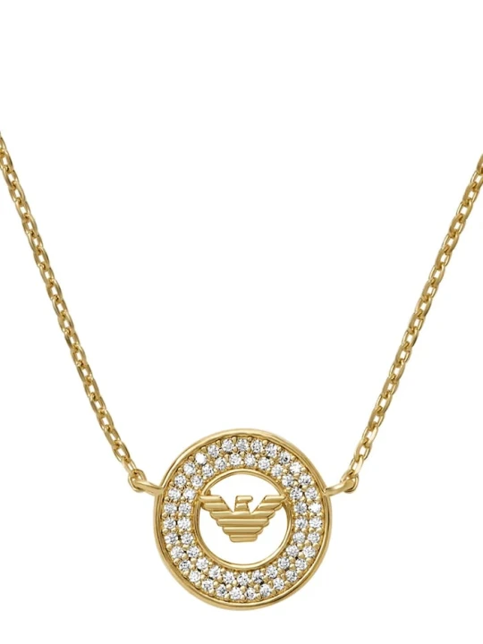 Zdjęcie produktu Emporio Armani naszyjnik srebrny EAGLE LOGO złoty