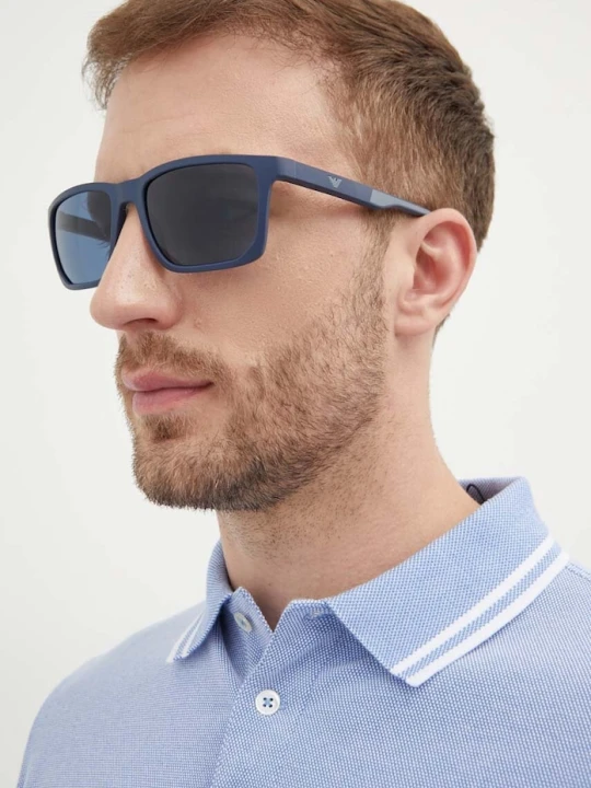 Zdjęcie produktu Emporio Armani okulary przeciwsłoneczne granatowy