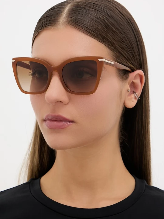 Zdjęcie produktu Emporio Armani okulary przeciwsłoneczne damskie brązowy