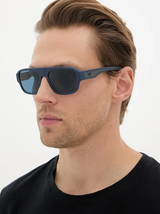 Zdjęcie produktu Emporio Armani okulary przeciwsłoneczne męskie granatowy