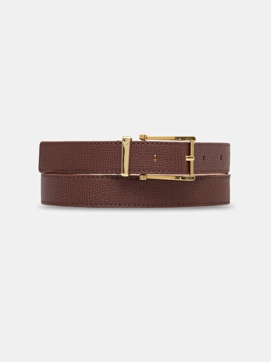 Zdjęcie produktu Emporio Armani pasek damski skórzany brązowy