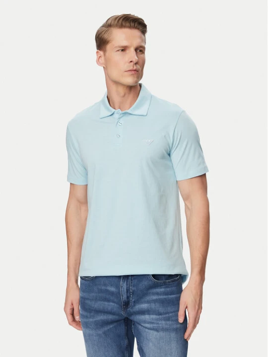 Zdjęcie produktu Emporio Armani Polo EM000571 AF20424 U9242 Niebieski Regular Fit