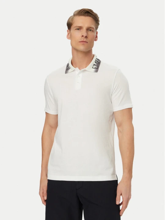 Zdjęcie produktu Emporio Armani Polo EM000571 AF20432 U0002 Biały Regular Fit
