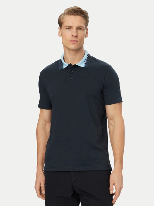 Zdjęcie produktu Emporio Armani Polo EM000571 AF20432 UB102 Granatowy Regular Fit