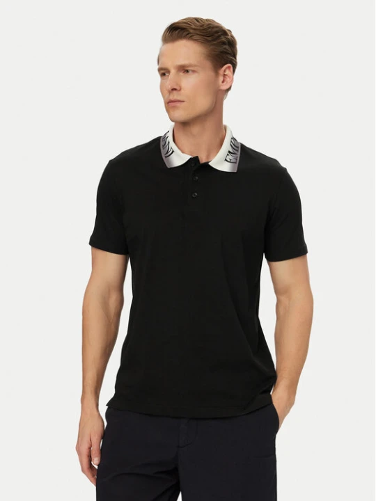 Zdjęcie produktu Emporio Armani Polo EM000571 AF20432 UC001 Czarny Regular Fit