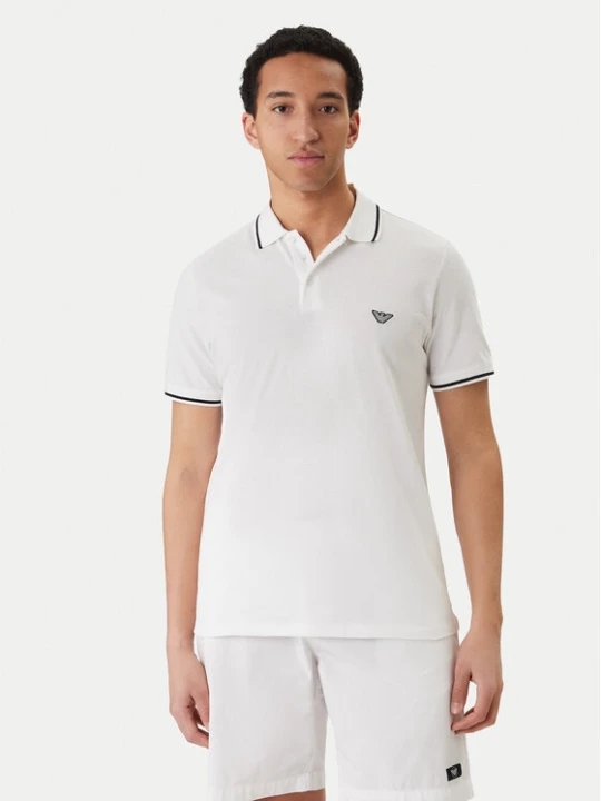 Zdjęcie produktu Emporio Armani Polo EM001380 AF20424 U0002 Biały Regular Fit