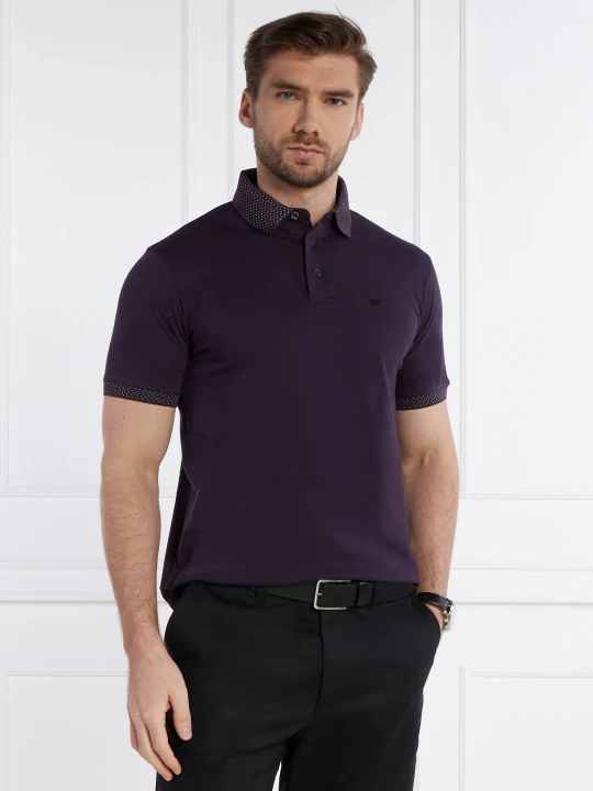 Zdjęcie produktu Emporio Armani Polo | Regular Fit fioletowy