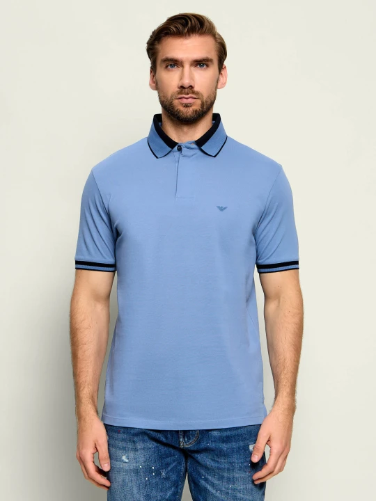 Zdjęcie produktu Emporio Armani Polo | Regular Fit błękitny