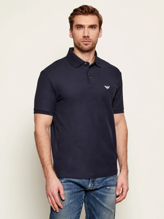 Zdjęcie produktu Emporio Armani Polo | Regular Fit | pique granatowy