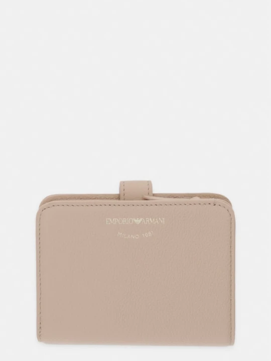 Zdjęcie produktu Emporio Armani portfel skórzany beżowy