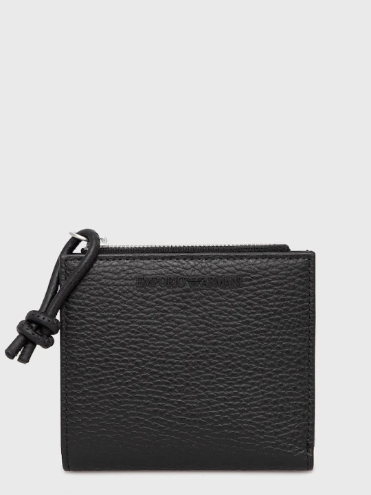 Zdjęcie produktu Emporio Armani portfel skórzany czarny