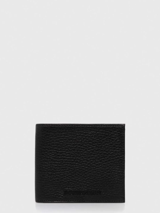 Zdjęcie produktu Emporio Armani portfel skórzany czarny
