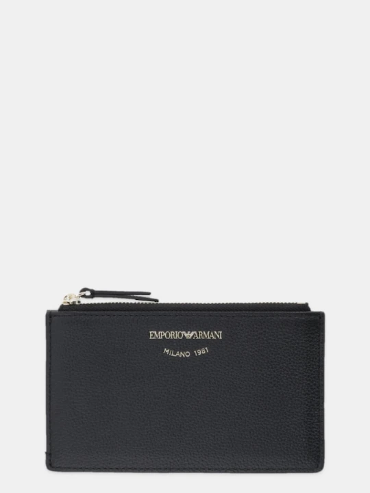 Zdjęcie produktu Emporio Armani portfel skórzany czarny