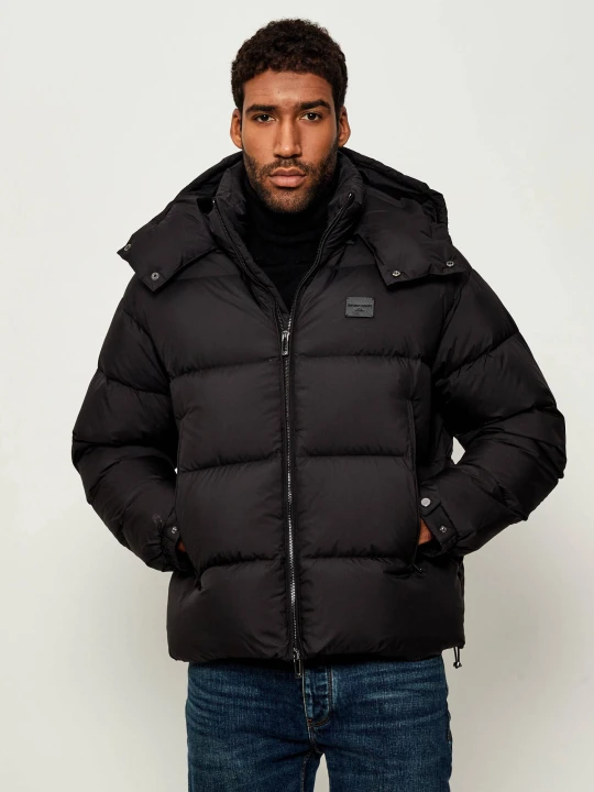 Zdjęcie produktu Emporio Armani Puchowa kurtka | Regular Fit czarny