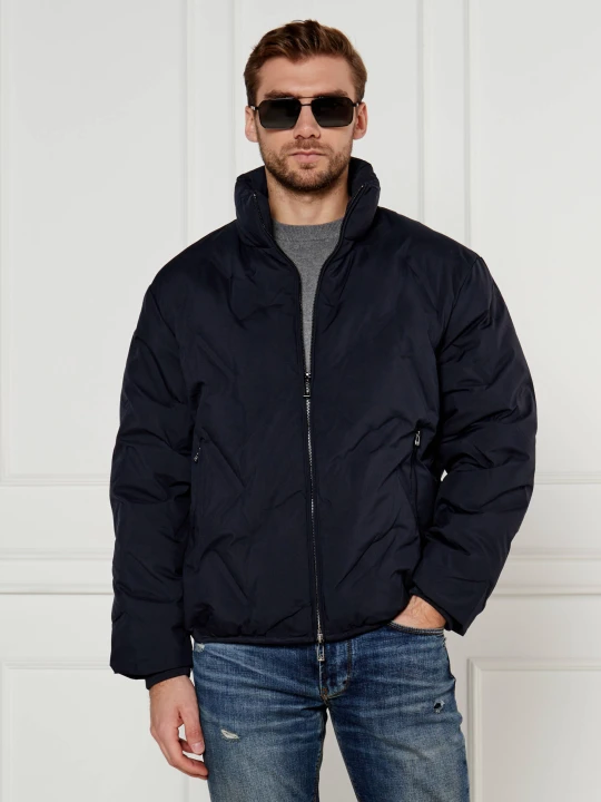 Zdjęcie produktu Emporio Armani Puchowa kurtka | Regular Fit granatowy