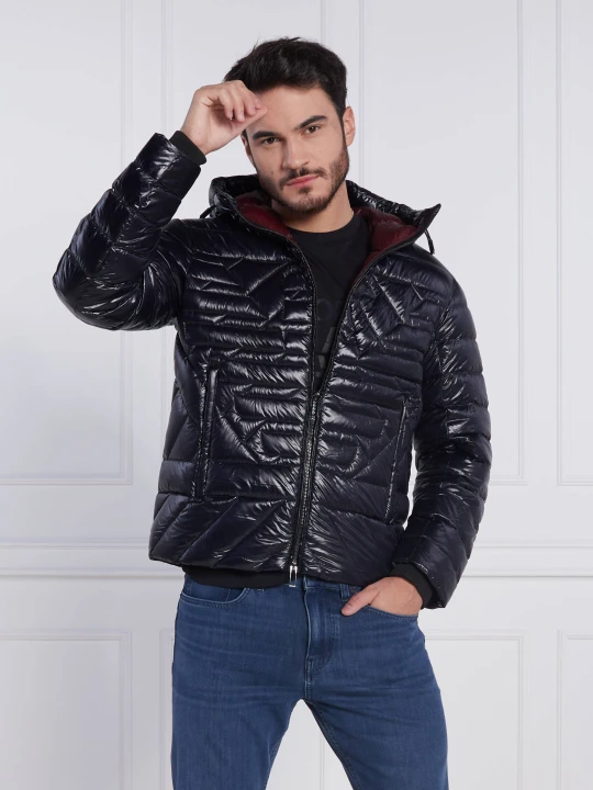 Zdjęcie produktu Emporio Armani Puchowa kurtka | Regular Fit granatowy