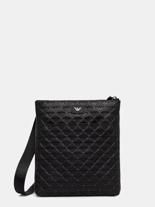 Zdjęcie produktu Emporio Armani saszetka męska skórzana czarny