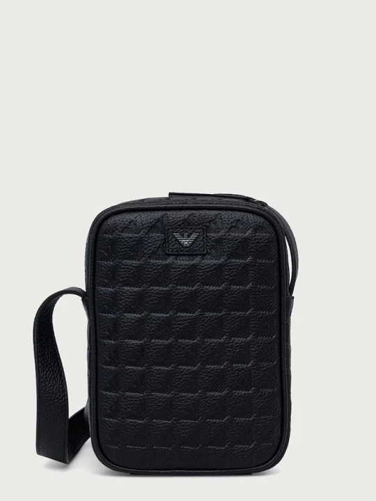 Zdjęcie produktu Emporio Armani saszetka męska skórzana czarny