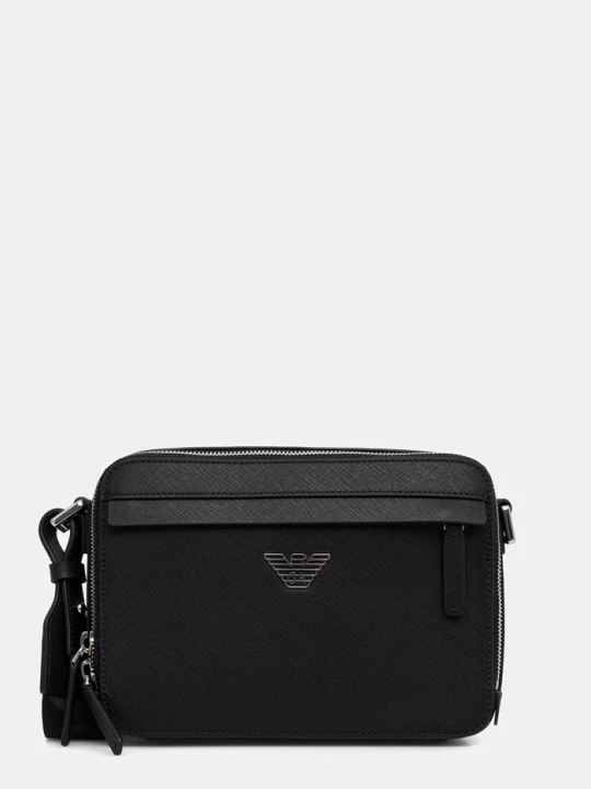 Zdjęcie produktu Emporio Armani saszetka męska z imitacji skóry czarny