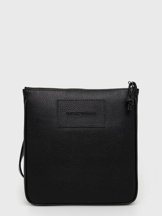 Zdjęcie produktu Emporio Armani saszetka skórzana czarny