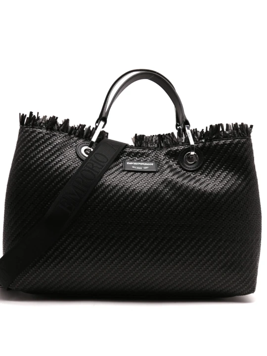 Zdjęcie produktu Emporio Armani Shopperka + saszetka czarny