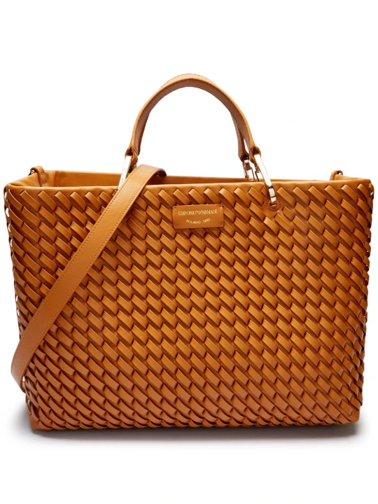 Zdjęcie produktu Emporio Armani Skórzana Shopperka + saszetka