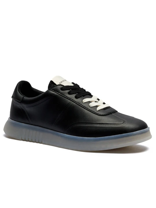 Zdjęcie produktu Emporio Armani Skórzane sneakersy czarny