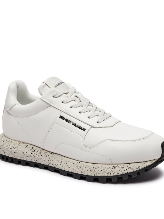 Zdjęcie produktu Emporio Armani Skórzane sneakersy biały