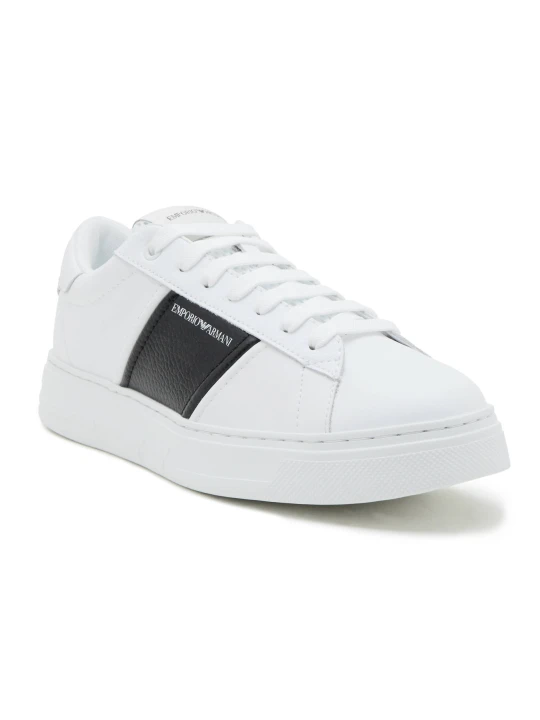 Zdjęcie produktu Emporio Armani Skórzane sneakersy biały