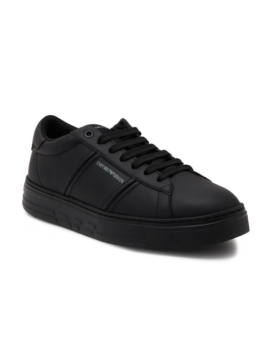 Zdjęcie produktu Emporio Armani Skórzane sneakersy czarny