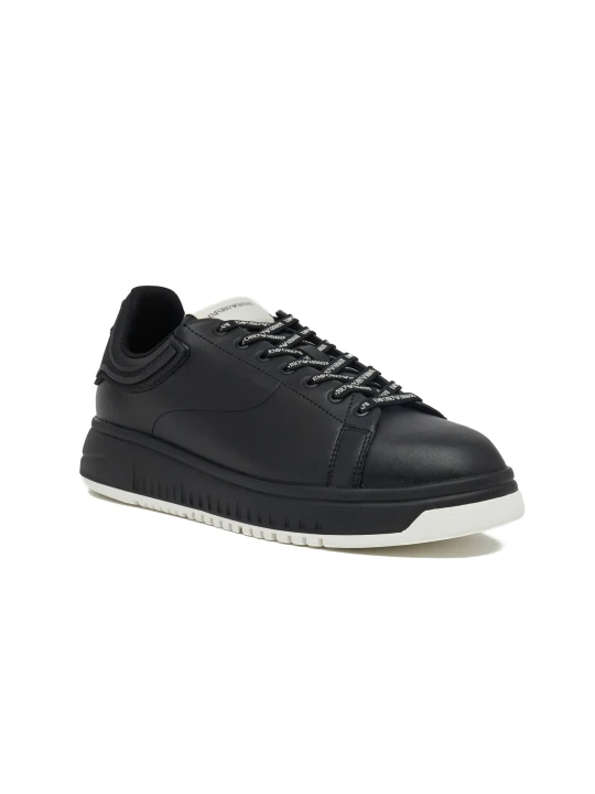 Zdjęcie produktu Emporio Armani Skórzane sneakersy czarny