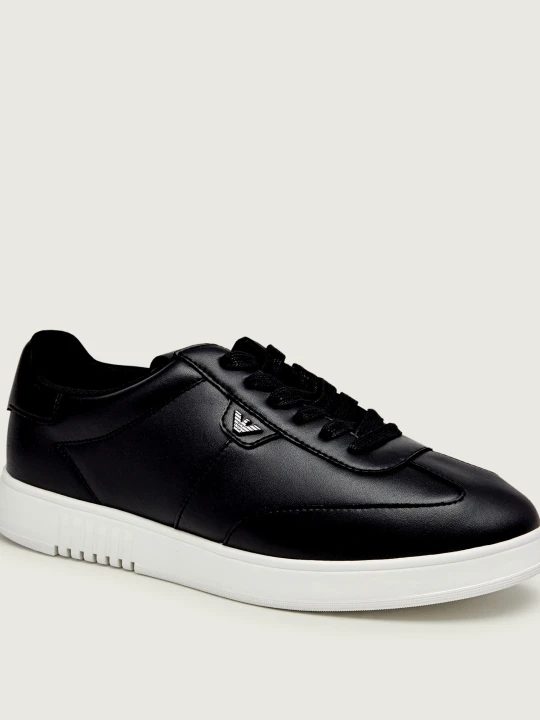 Zdjęcie produktu Emporio Armani Skórzane sneakersy czarny