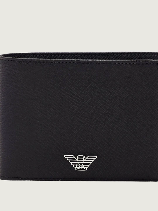 Zdjęcie produktu Emporio Armani Skórzany portfel czarny