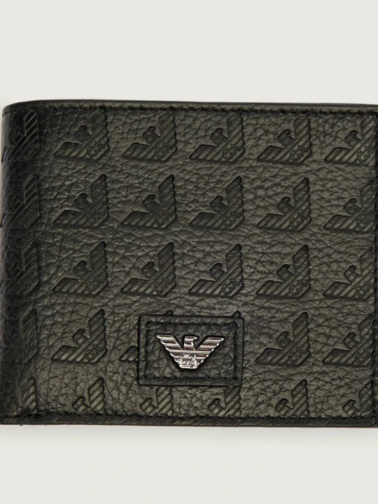 Zdjęcie produktu Emporio Armani Skórzany portfel czarny