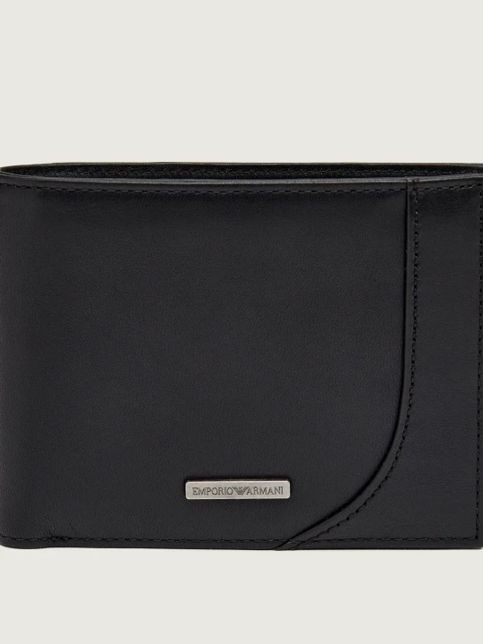 Zdjęcie produktu Emporio Armani Skórzany portfel czarny