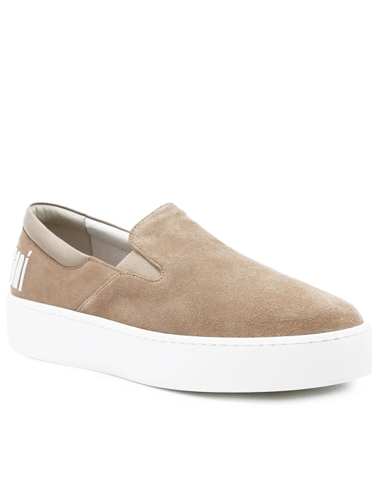 Zdjęcie produktu Emporio Armani Slip on | zamsz beżowy